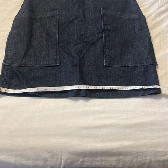 LOFT Denim Mini Skirt - Picture 4 of 9